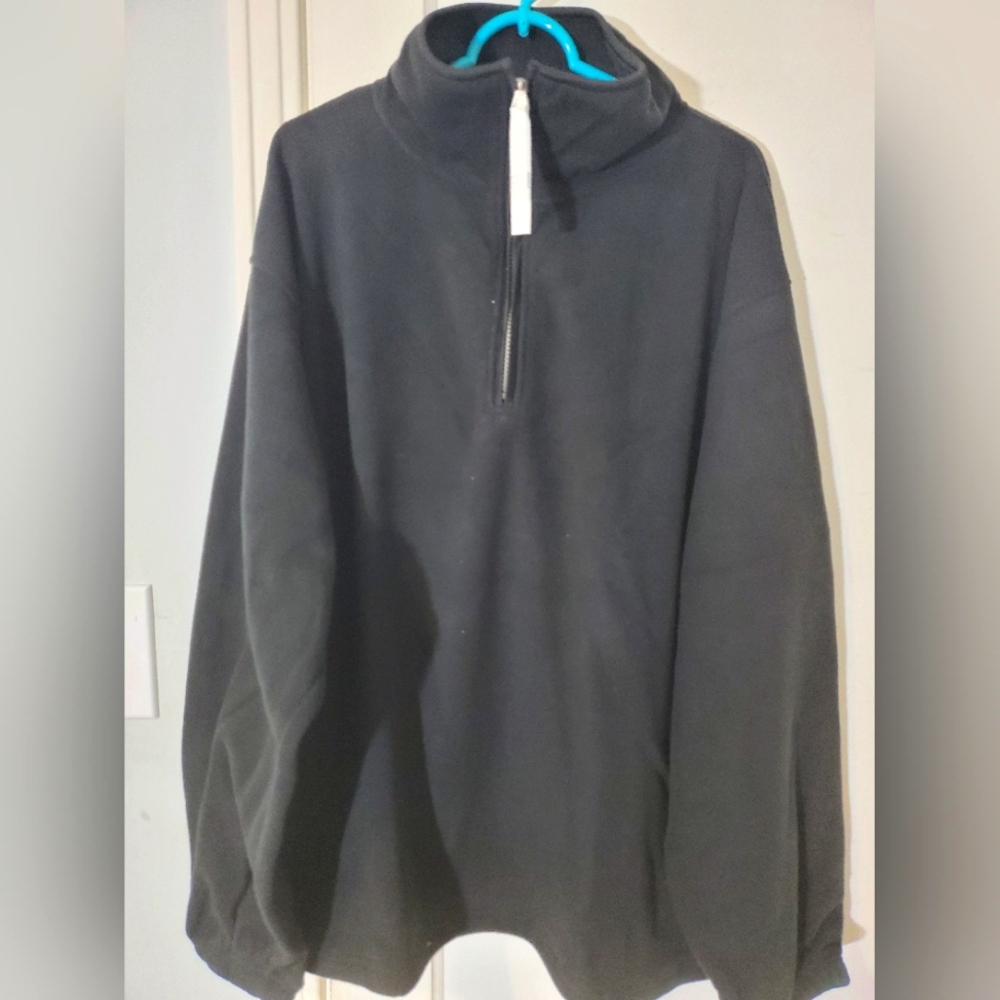 NWT Tri-Mountain Men's XL Zip Up Black Sweater 88051